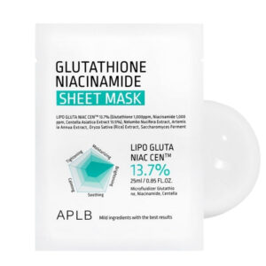 APLB Glutathioine Niacinamide Sheet Mask 25ml