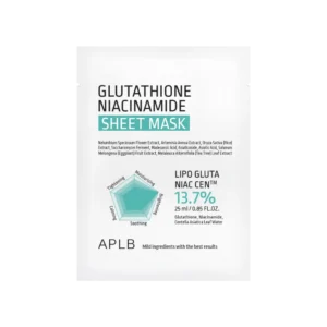 APLB Glutathioine Niacinamide Sheet Mask 25ml